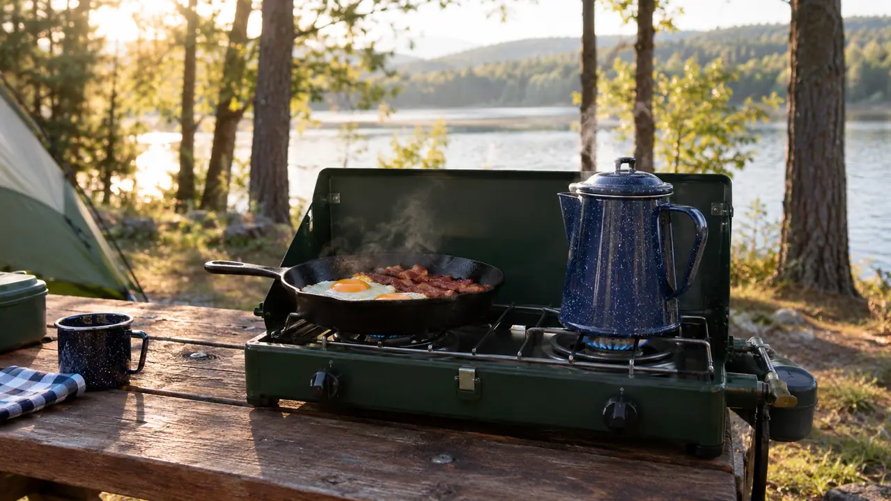 How to Cook a Full Breakfast on a Two-Burner Camp Stove